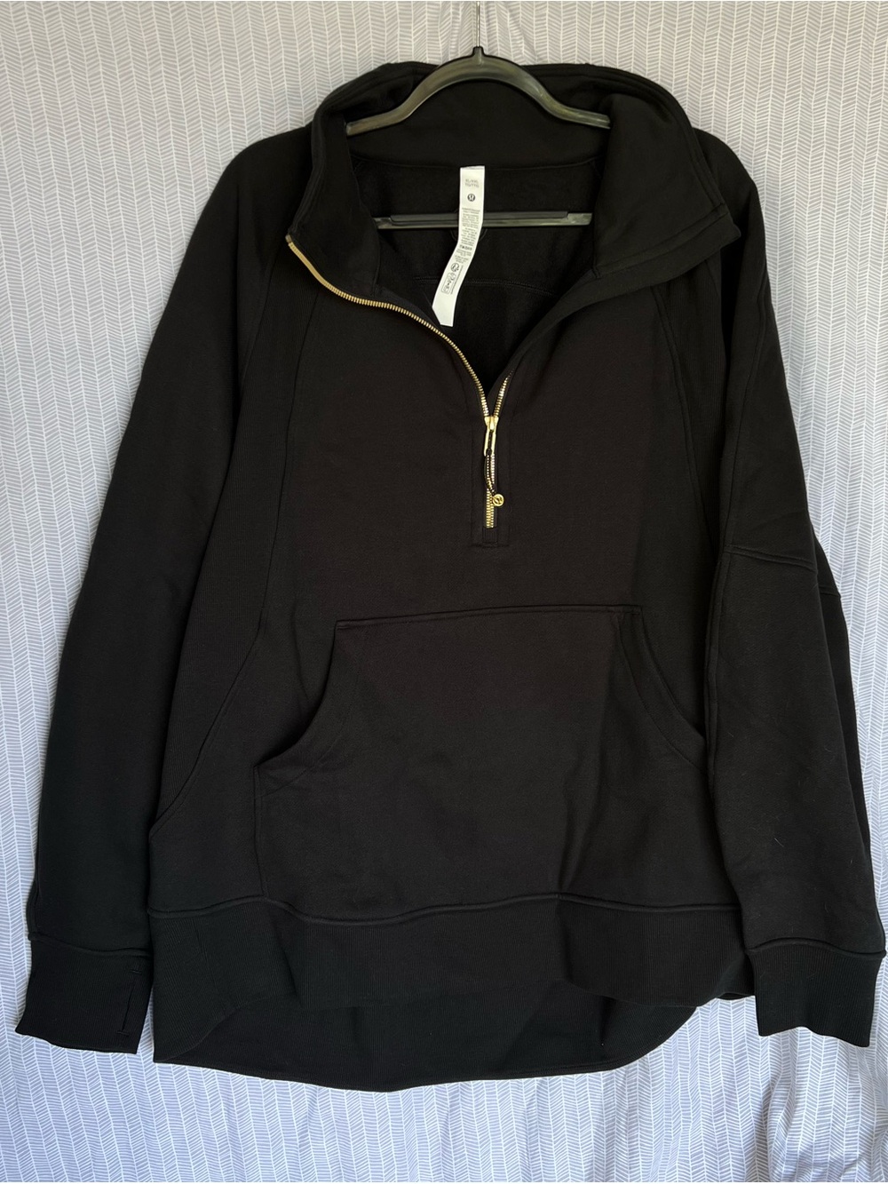 Lululemon XL/XXL Scuba Oversized Funnel Neck Half-Zip LONG